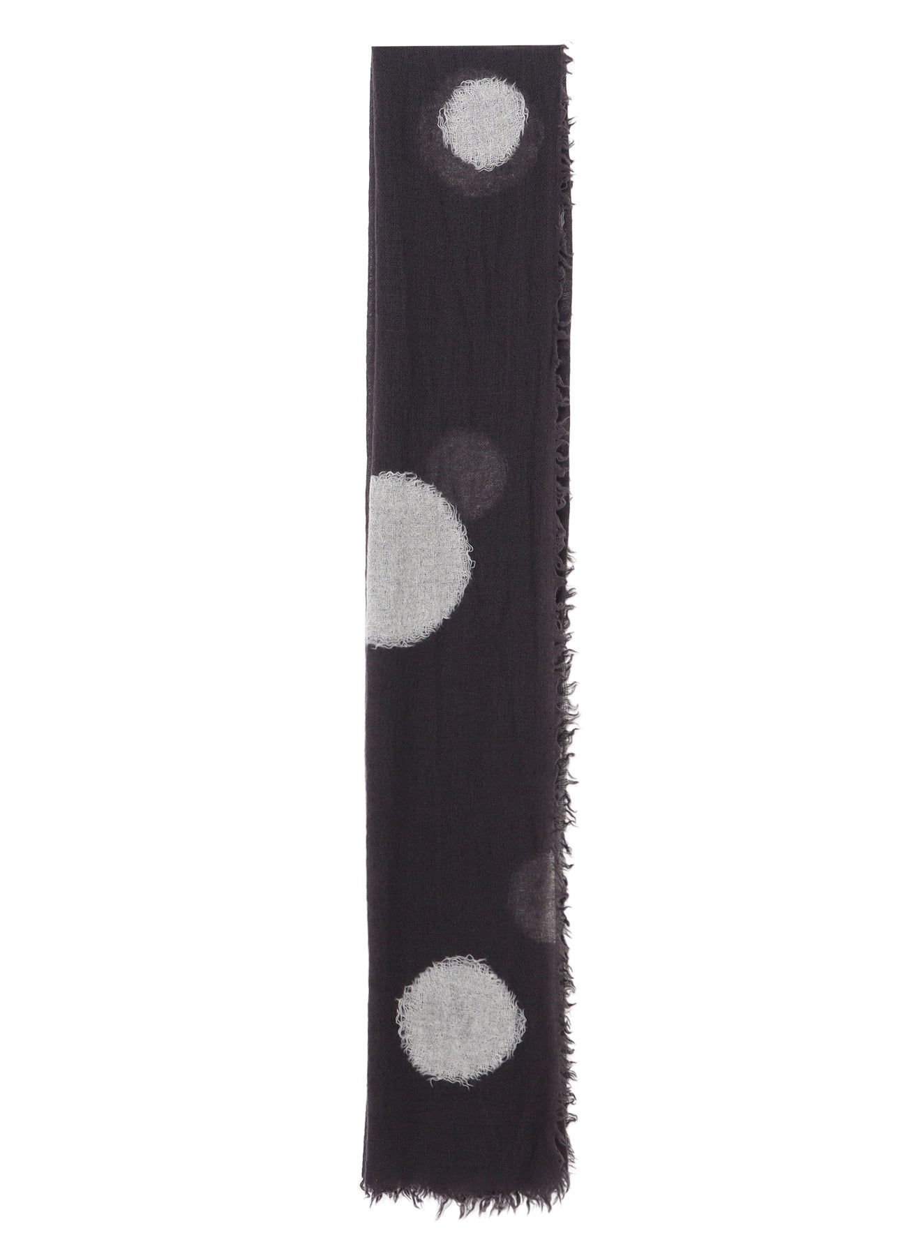 WOOL GAUZE NEEDLE PUNCH DOT STOLE – THE SHOP YOHJI YAMAMOTO