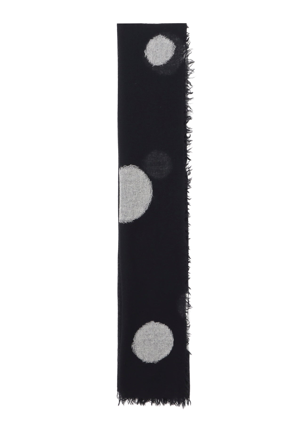 WOOL GAUZE NEEDLE PUNCH DOT STOLE