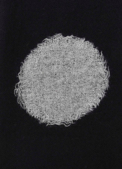 WOOL GAUZE NEEDLE PUNCH DOT STOLE