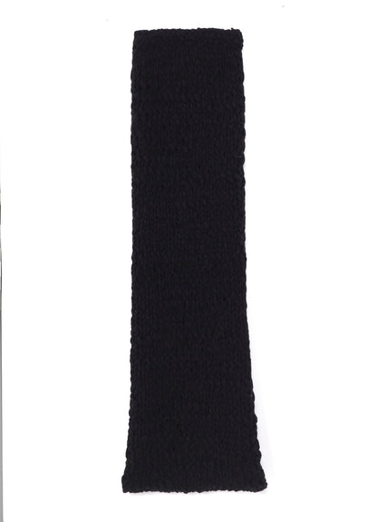 HAND-WOVEN SLABS/W KNIT SNOOD