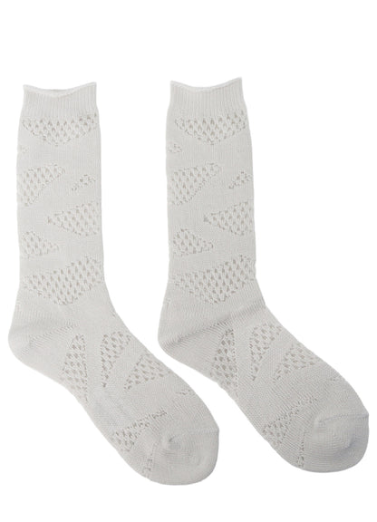 RIB W MONOFILAMENT LINE SOCKS