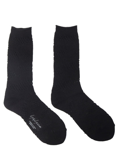 RIB W MONOFILAMENT LINE SOCKS