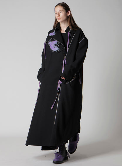 PURPLE A PATTERN BASIC LEGGINGS