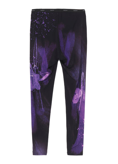 PURPLE B PATTERN BASIC LEGGINGS