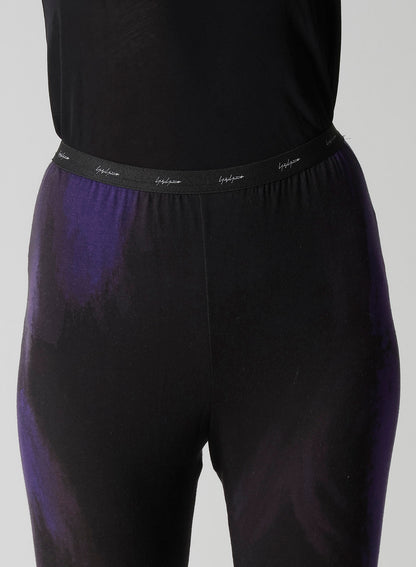 PURPLE D PATTERN BASIC LEGGINGS