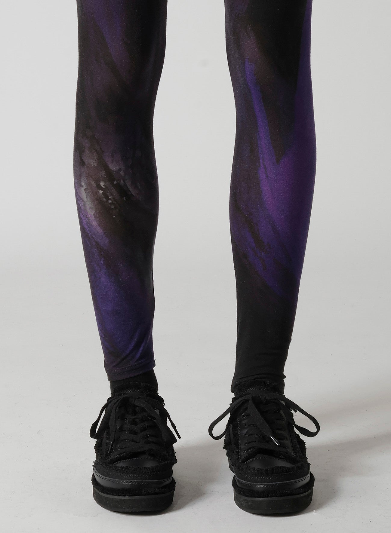 PURPLE D PATTERN BASIC LEGGINGS