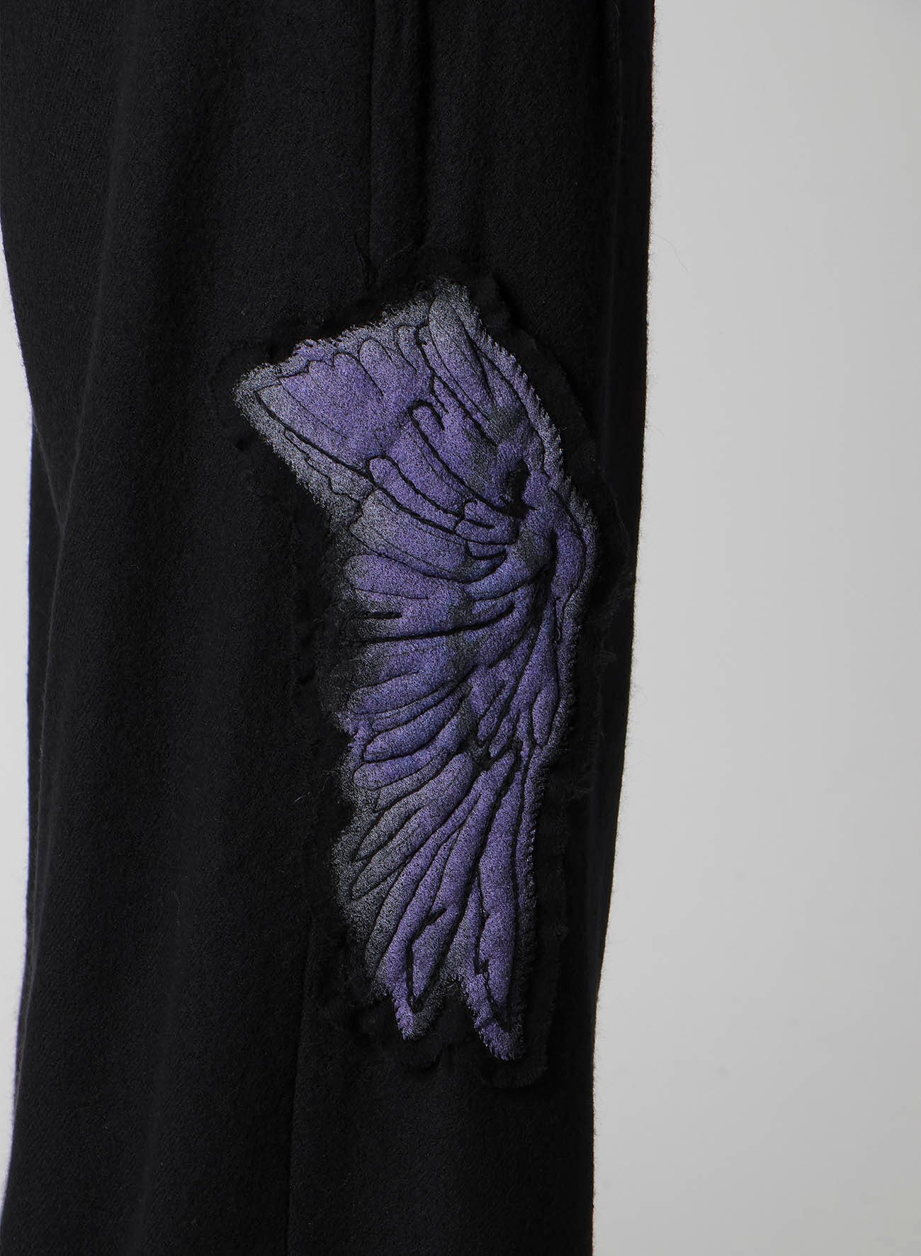 WOOL VIYELLA L OUT POCKET WIDE PANTS