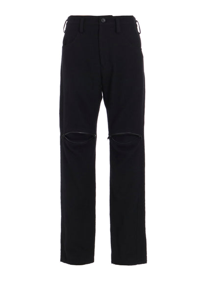 WOOL VIYELLA KNEE GUSSET PANTS