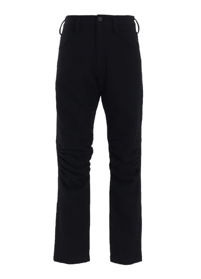 WOOL VIYELLA GATHERED KNEE PANTS