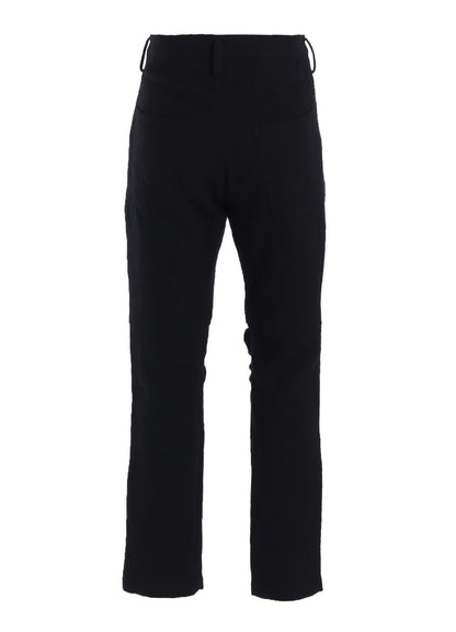 WOOL VIYELLA GATHERED KNEE PANTS