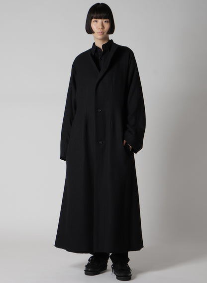 WOOL VIYELLA GATHERED KNEE PANTS