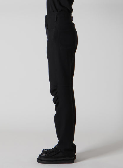 WOOL VIYELLA GATHERED KNEE PANTS