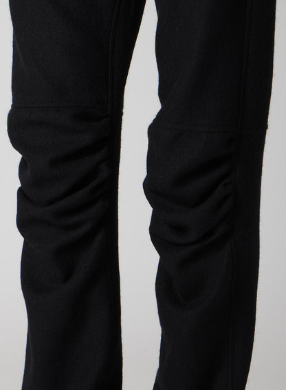 WOOL VIYELLA GATHERED KNEE PANTS