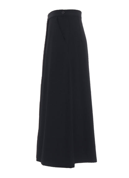 WOOL GABARDINE  FLARE PANTS