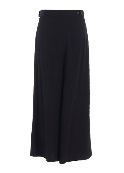 WOOL GABARDINE  FLARE PANTS