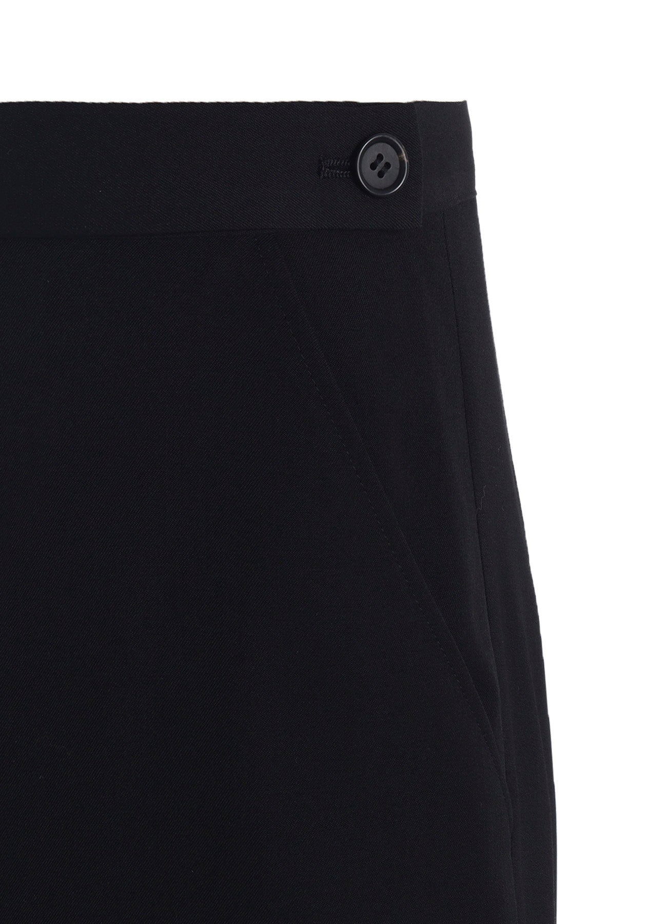WOOL GABARDINE  FLARE PANTS