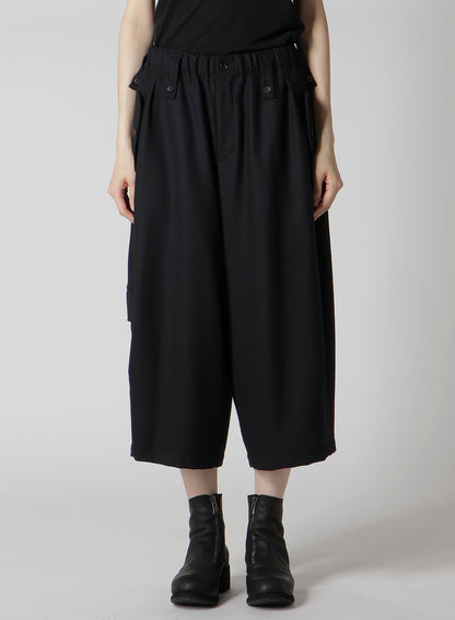 W/SAXONY  FLAP D WIDE PANTS