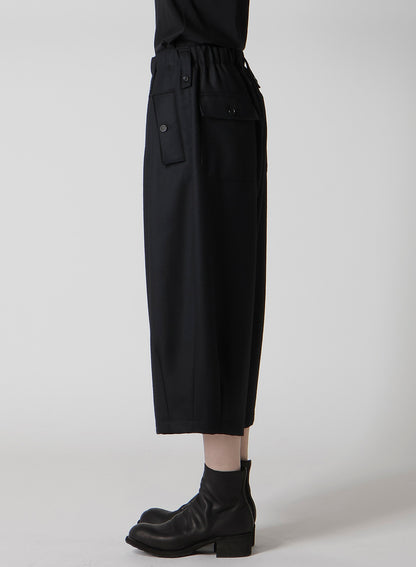 W/SAXONY  FLAP D WIDE PANTS