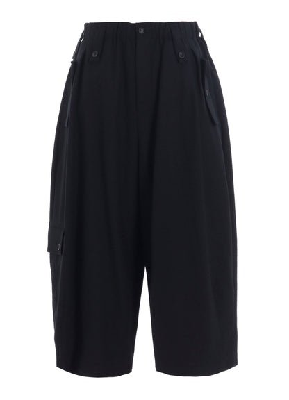 W/SAXONY  FLAP D WIDE PANTS