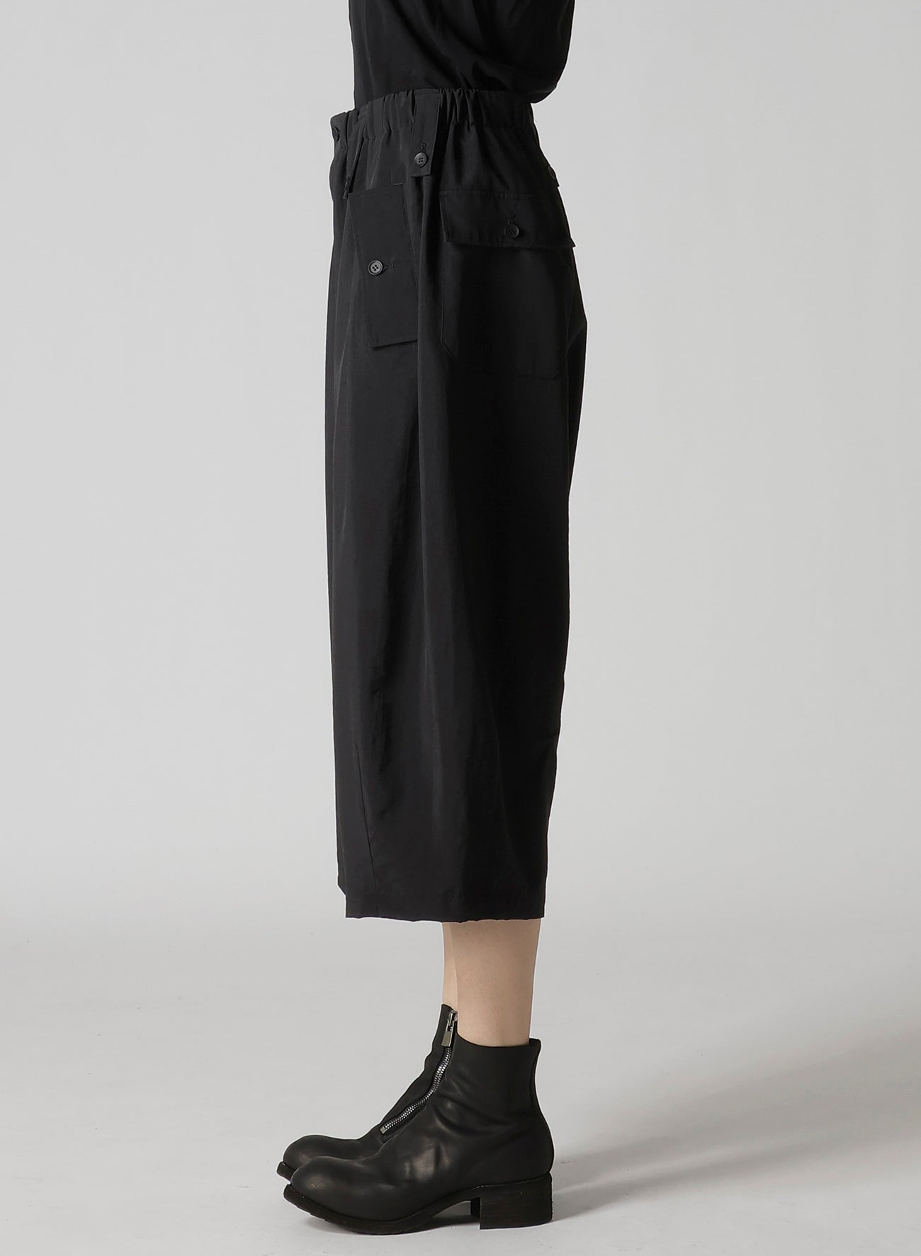 Ny/Si TAFFETA FLAP D WIDE PANTS