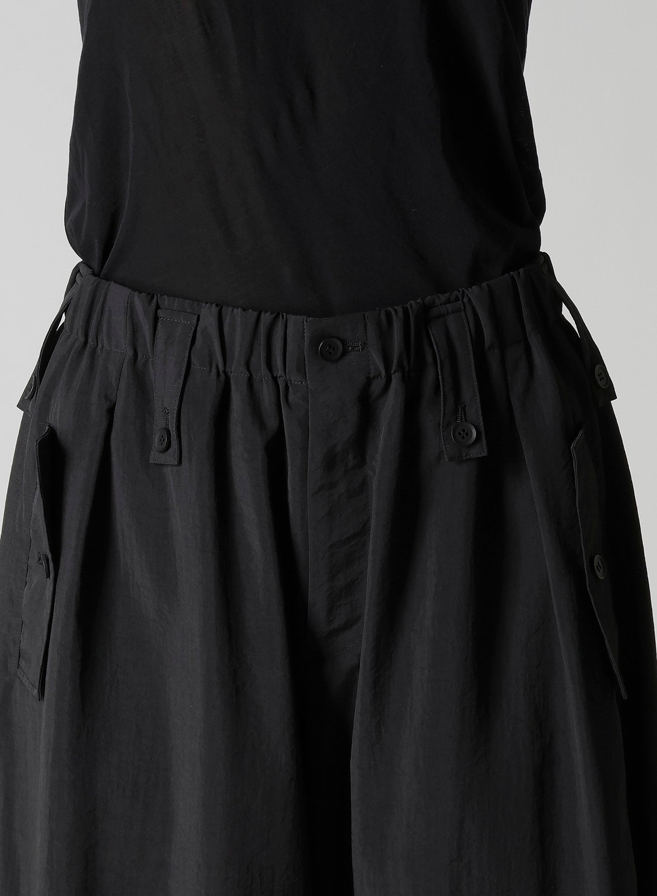 Ny/Si TAFFETA FLAP D WIDE PANTS