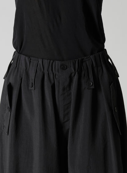 Ny/Si TAFFETA FLAP D WIDE PANTS