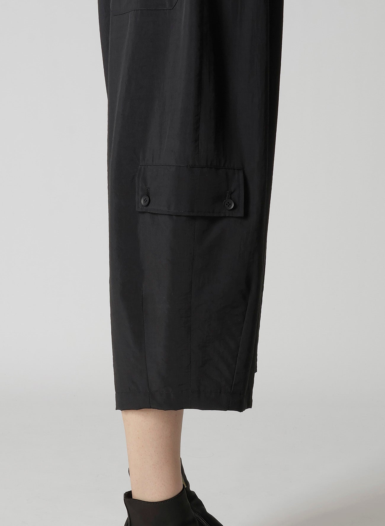 Ny/Si TAFFETA FLAP D WIDE PANTS