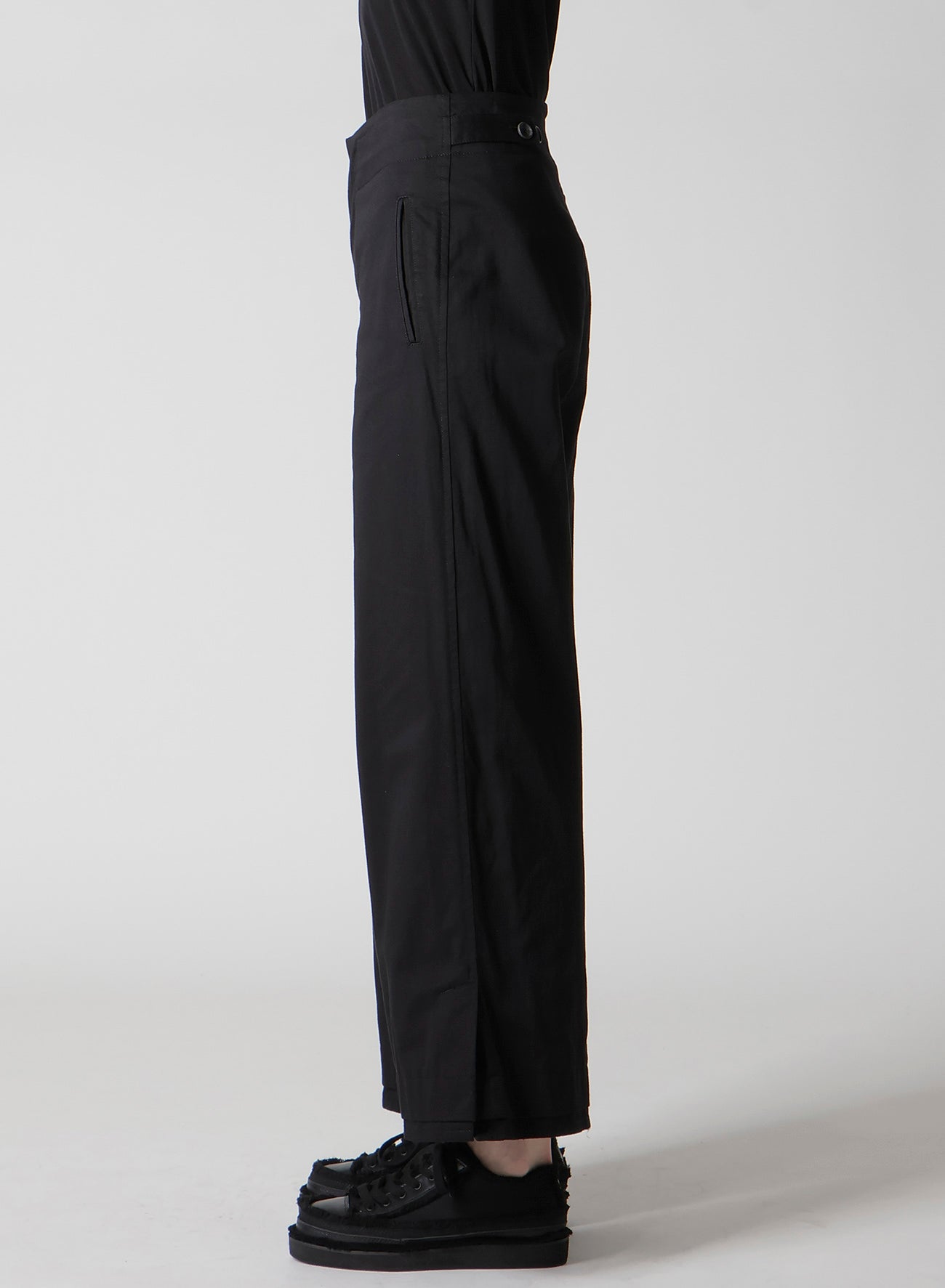 TWILL S VENT WIDE PANTS