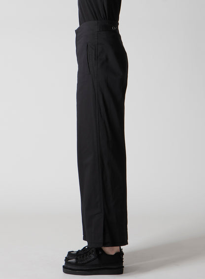 TWILL S VENT WIDE PANTS