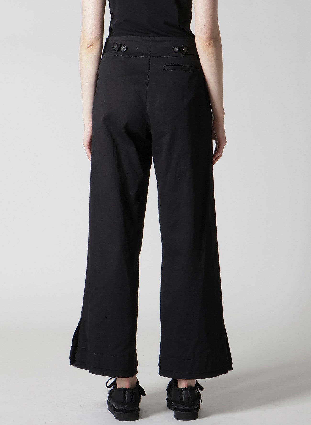 TWILL S VENT WIDE PANTS