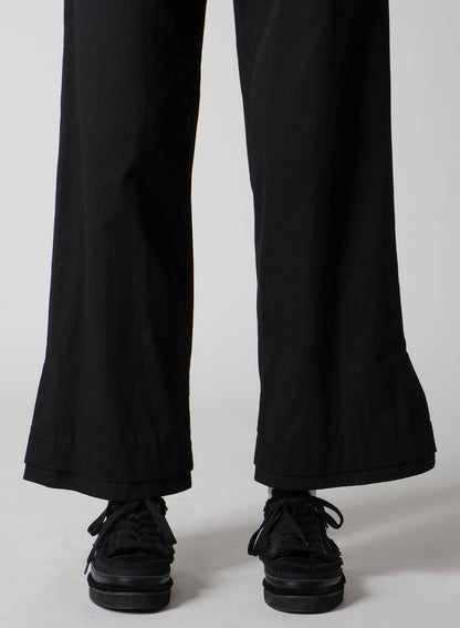 TWILL S VENT WIDE PANTS