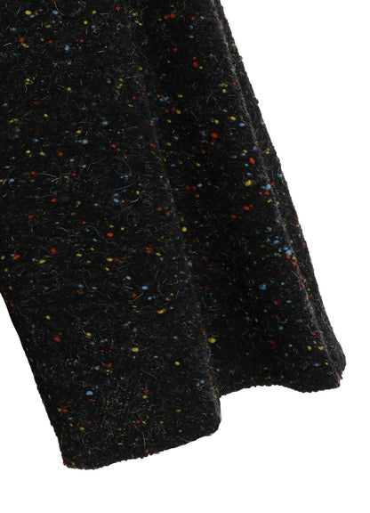 TWEED FLARED SKIRT PANTS