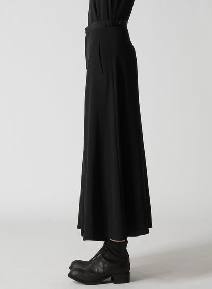 TA/PE CREPE DE CHINE FLARE PANTS