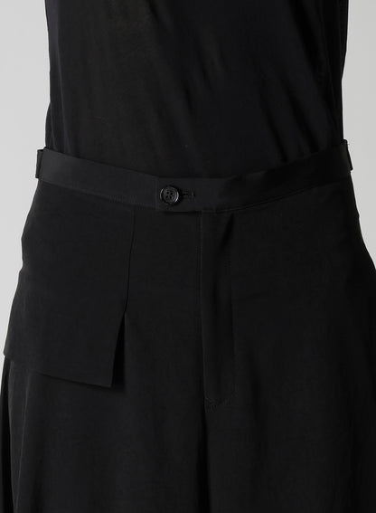 TA/PE CREPE DE CHINE FLARE PANTS