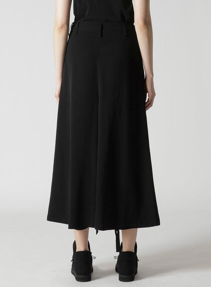 TA/PE CREPE DE CHINE F GATHERED PANTS