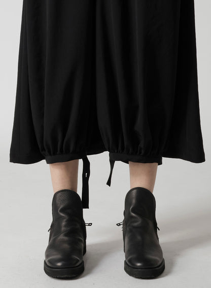 TA/PE CREPE DE CHINE F GATHERED PANTS