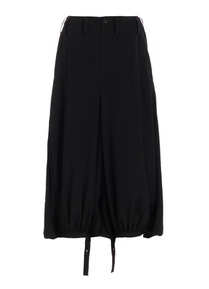 TA/PE CREPE DE CHINE F GATHERED PANTS