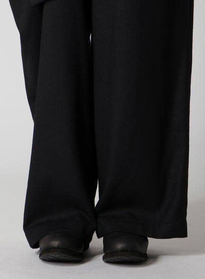 W/SAXONY  R DRAPED WIDE PANTS