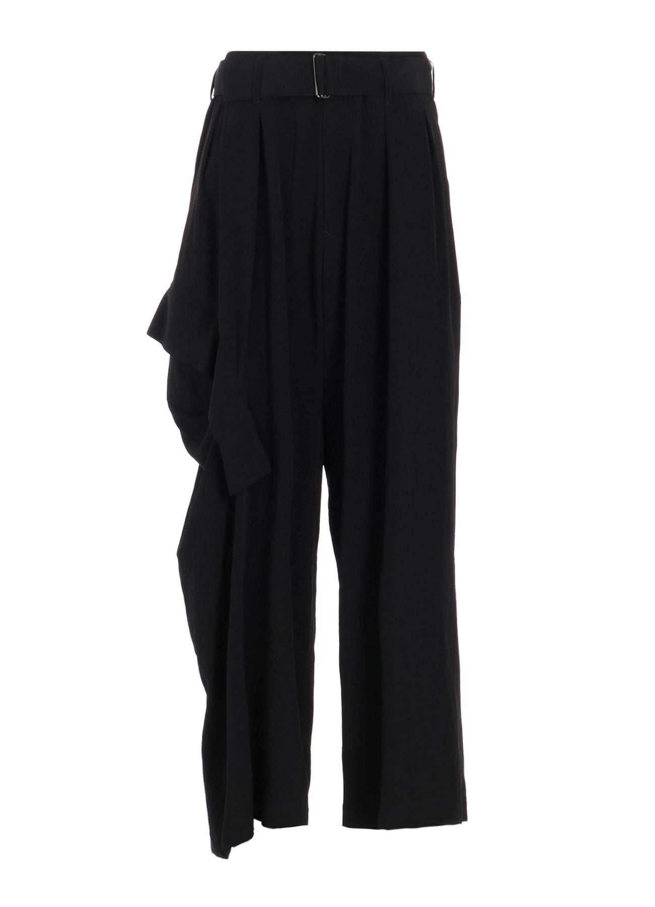TA/PE CREPE DE CHINE R DRAPED WIDE PANTS