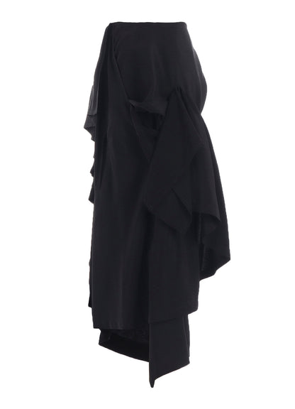 SLAB DE SHINE GATHERED SKIRT