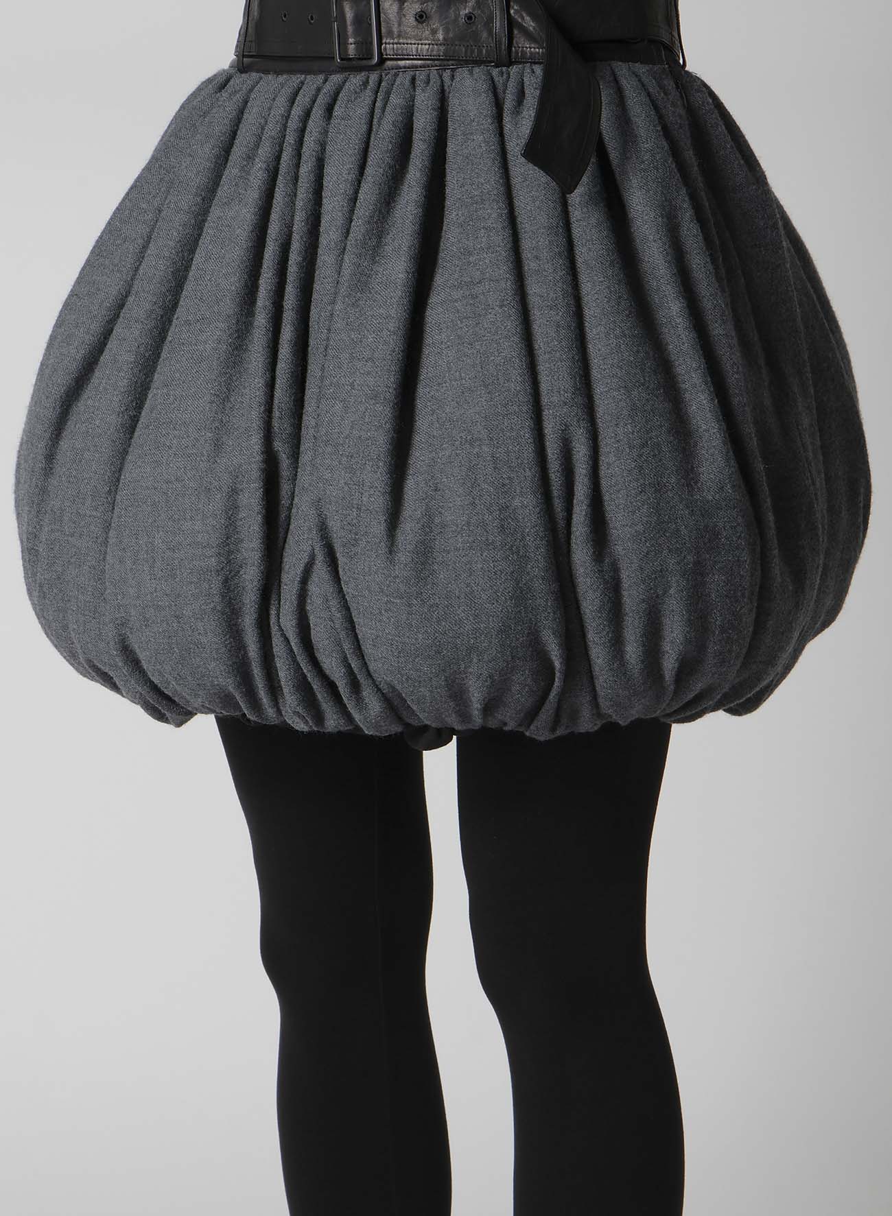 SOFT WOOL C FUWAFUWA PUMPKIN SKIRT – THE SHOP YOHJI YAMAMOTO