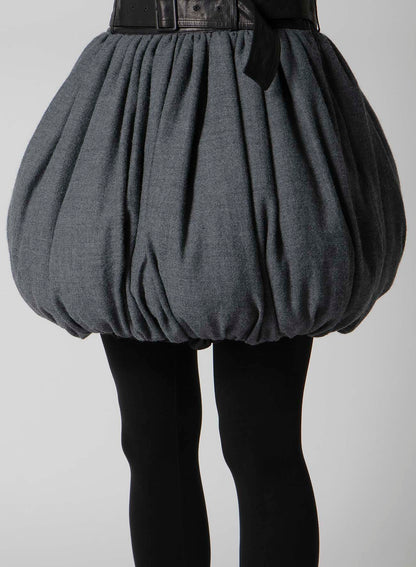 SOFT WOOL C FUWAFUWA PUMPKIN SKIRT