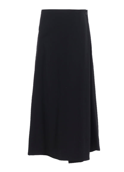 WOOL GABARDINE  LONG SKIRT