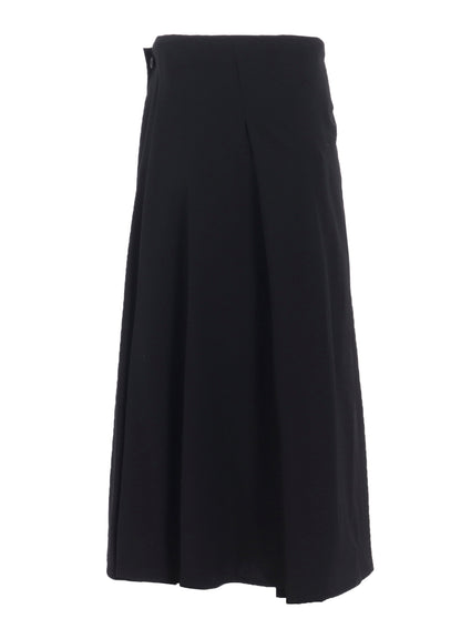 WOOL GABARDINE  LONG SKIRT