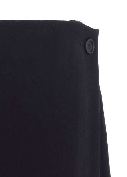 WOOL GABARDINE  LONG SKIRT
