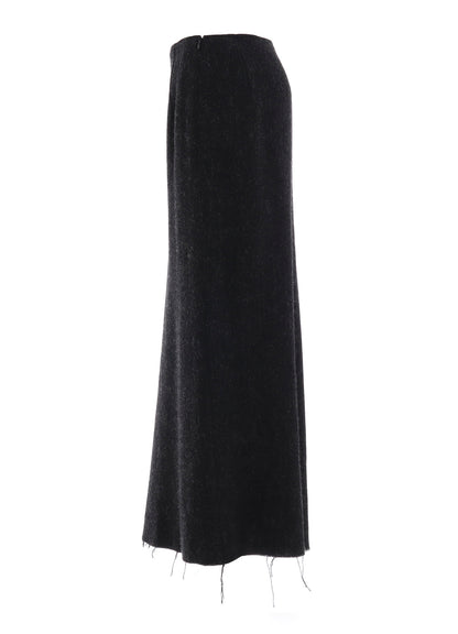 TWEED CLOTH LONG SKIRT