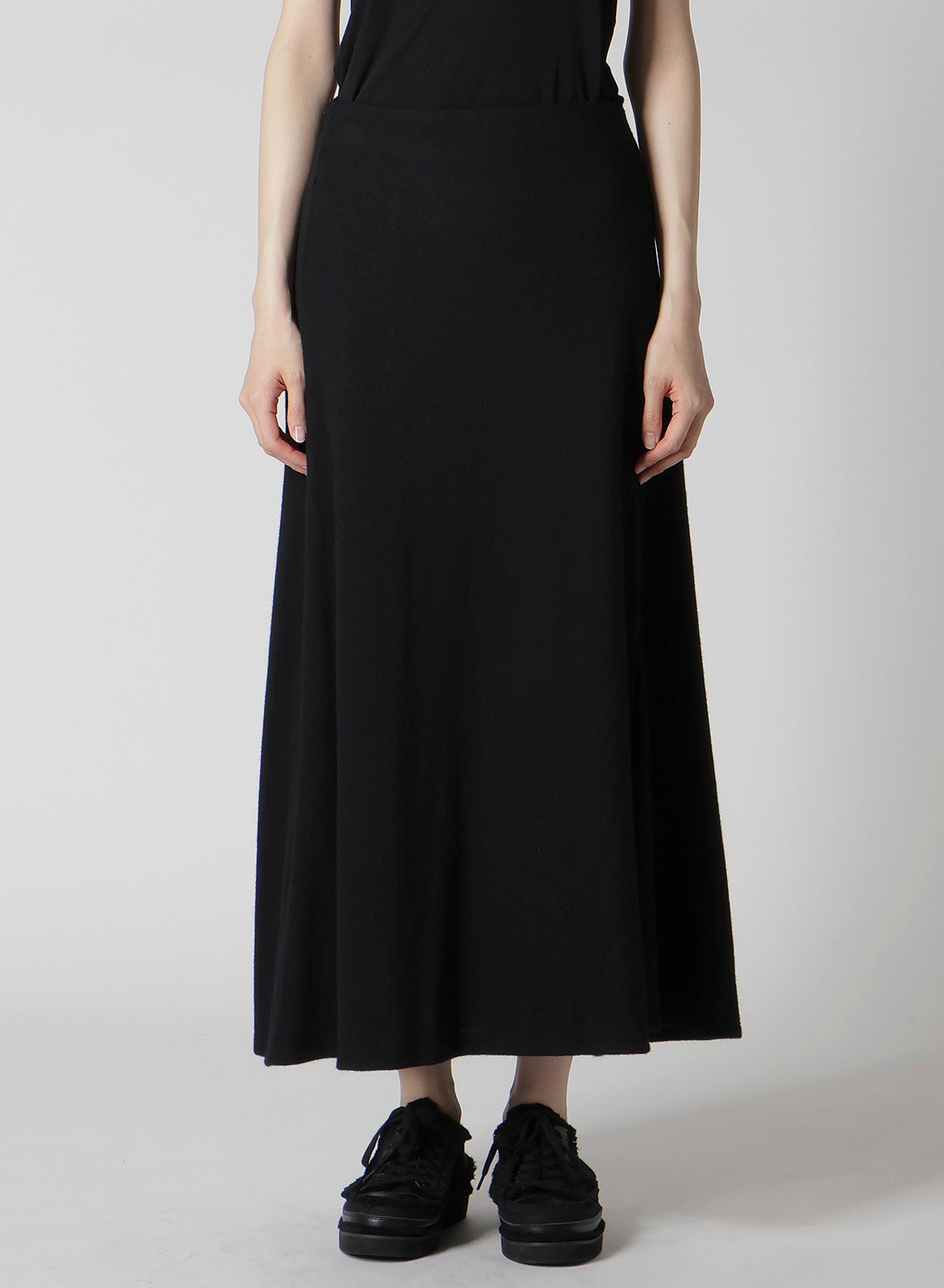 SOFT WOLLEN 1/14 B FOLDED DETAIL SKIRT – THE SHOP YOHJI YAMAMOTO