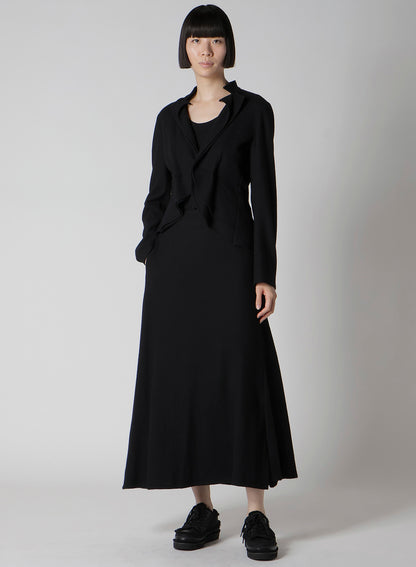SOFT WOLLEN 1/14 B FOLDED DETAIL SKIRT