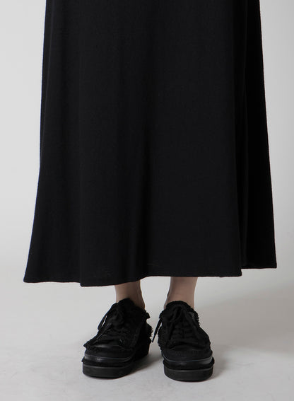 SOFT WOLLEN 1/14 B FOLDED DETAIL SKIRT