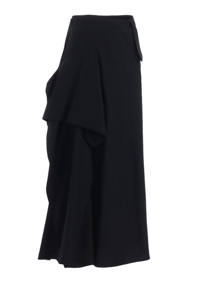 W/SAXONY  B DRAPED HIGH WAIST SKIRT